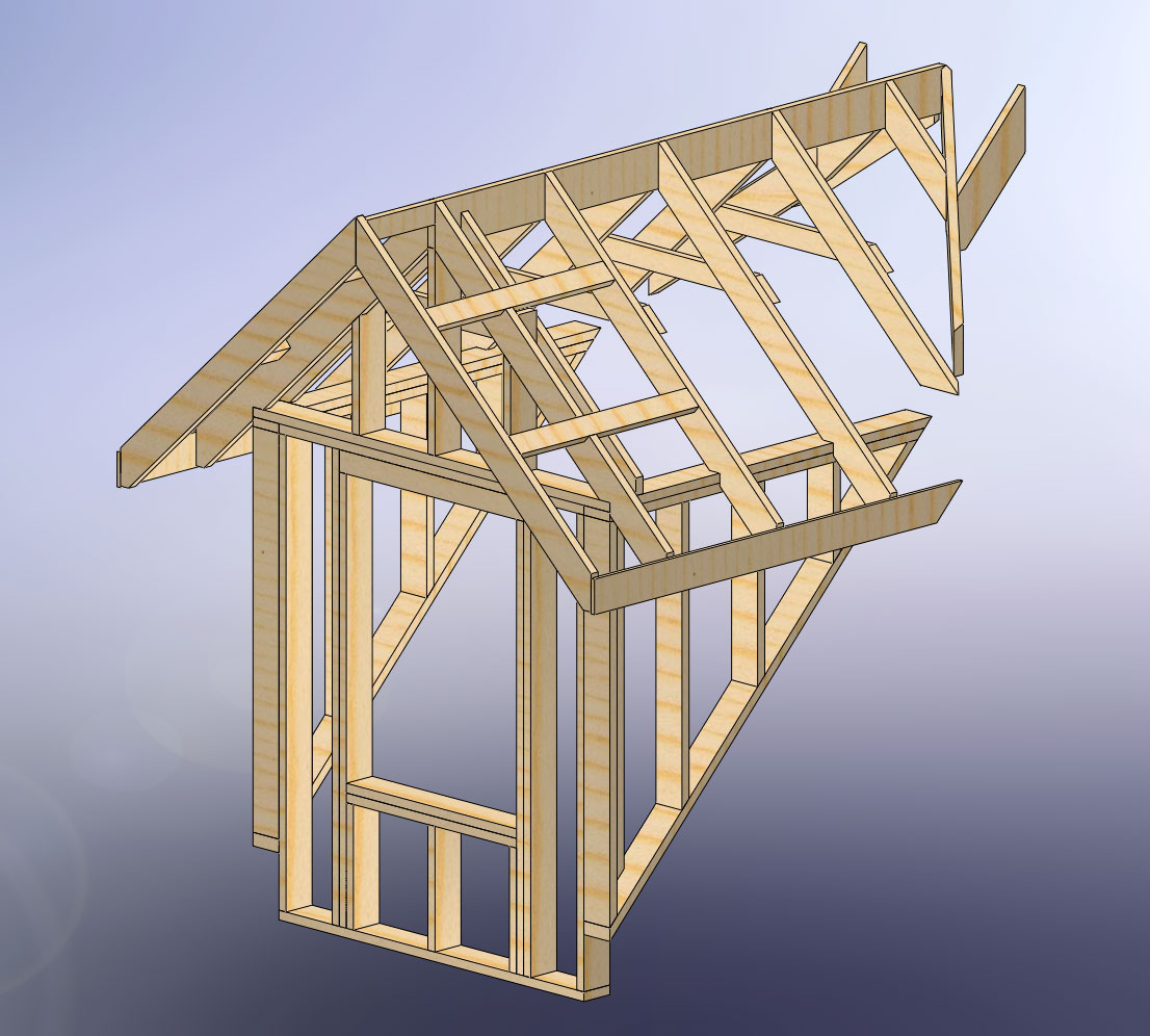 Pin Flat Shed Roof Framing on Pinterest