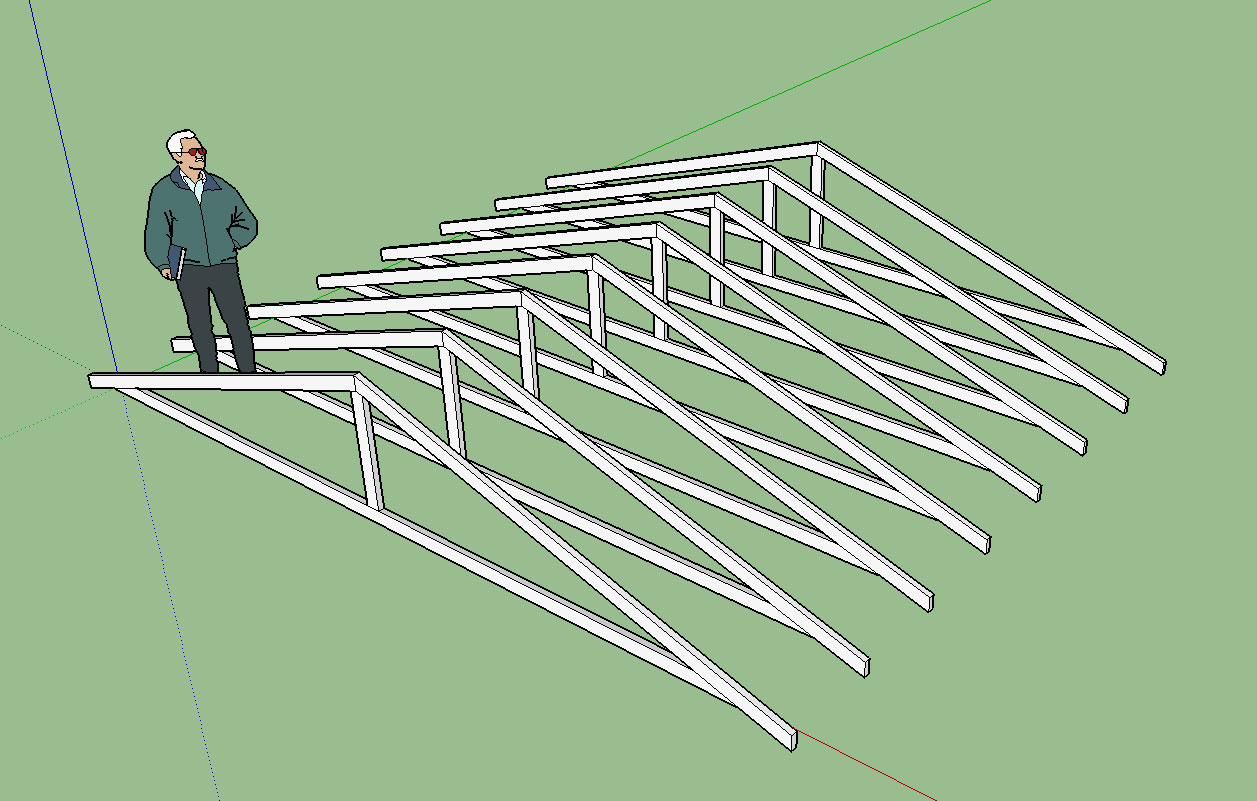 truss design freeware 3d truss models sketchucation 1. 3d Truss Models Sket...