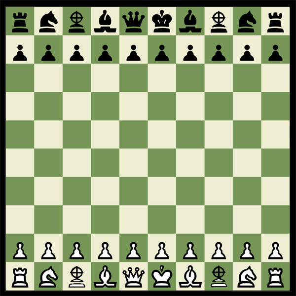 learn chess : )Arrangement of chess board. 